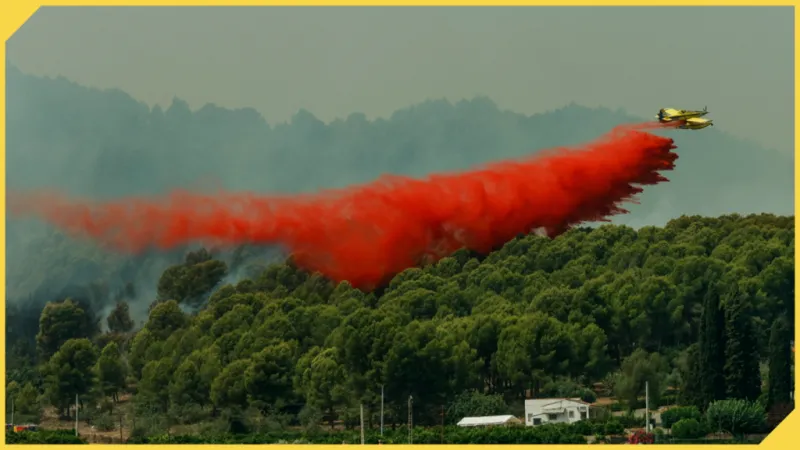 ¿Un dron fue el responsable de los incendios forestales en España?