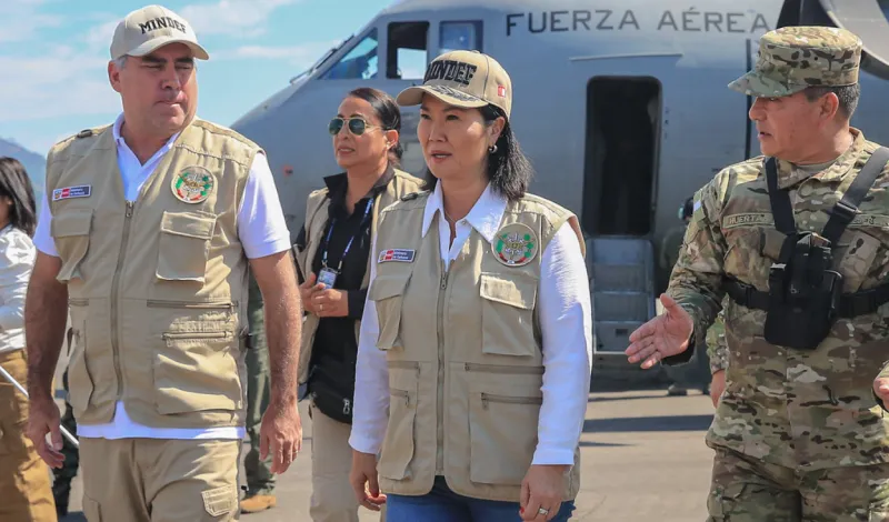 Keiko Fujimori anuncia el despliegue de las Fuerzas Armadas en las calles y en el sistema de transporte