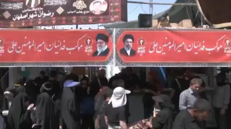 Millones de peregrinos llegan a Irak para conmemorar Arbaeen en medio de tensiones en Medio Oriente
