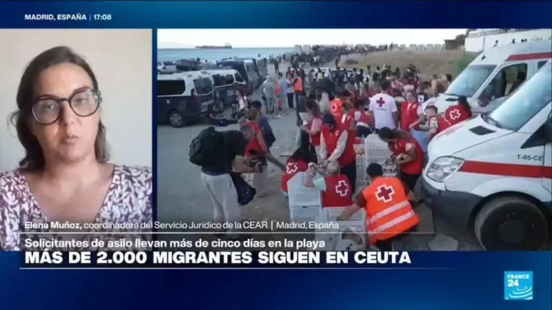 ¿Cuál es la situación en Ceuta tras la llegada masiva de migrantes desde Marruecos?