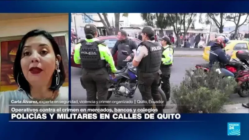 ¿Cuál es el panorama en Ecuador en medio el despliegue de policías y militares en Quito?