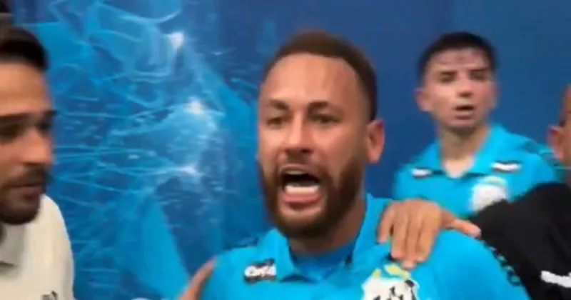 La noche de furia de Neymar: provocó al público rival tras la clasificación del Santos, casi se agarra a piñas y el presidente rival lo llamó "vagabundo"