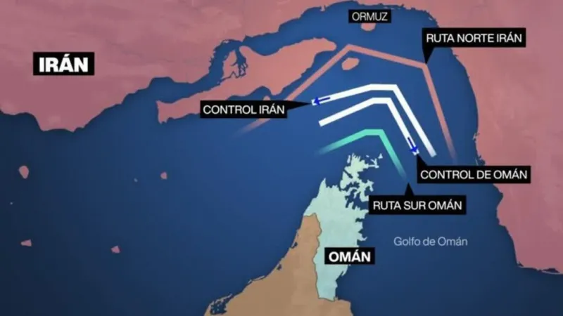 Irán y Omán están cerca de pactar nuevo corredor en Ormuz: ¿Cómo quedaría la nueva ruta?