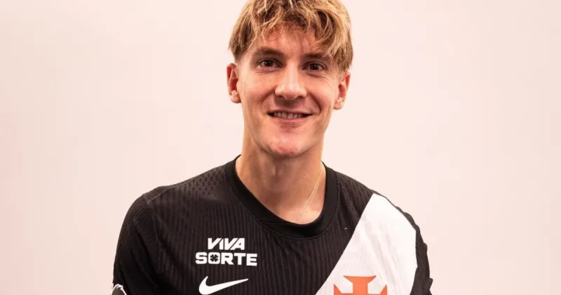 Facundo Colidio cerró su paso por River en tiempo récord: llegó a Río, firmó con Vasco Da Gama y ya habló de su nuevo club