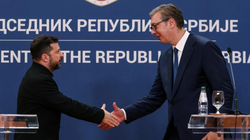 Zelenski visita por primera vez Serbia, aliada tradicional de Rusia y candidata a ingresar en la UE