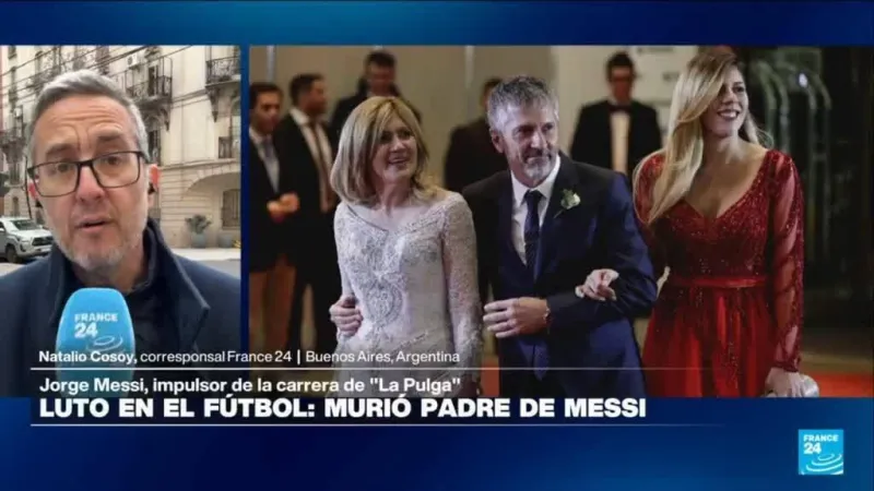 Luto en el fútbol: fallece Jorge Messi, padre del astro argentino Lionel Messi