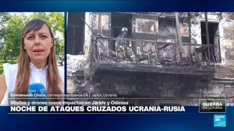 Informe desde Járkiv: ataques cruzados entre Rusia y Ucrania afectan infraestructura civil