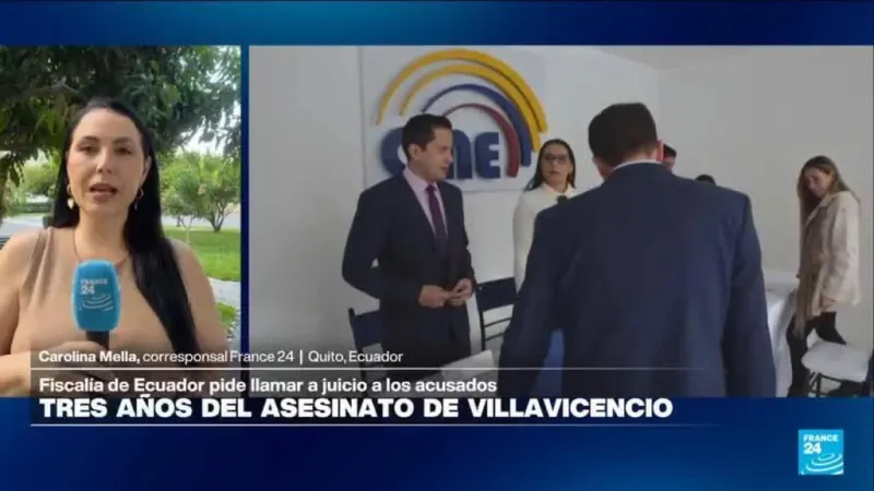 Informe desde Quito: Fiscalía pide llamar a juicio a siete acusados por asesinato de Villavicencio