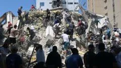 Las impactantes imágenes de los destrozos causados por el potente terremoto que sacudió el oeste de Colombia