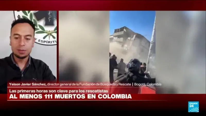 Terremoto en Colombia: ¿Cuál es la importancia de las primeras horas para los rescates?