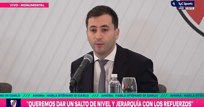 Stefano Di Carlo, presidente de River: "Fue un error de forma separar a los jugadores al predio de Cantilo"
