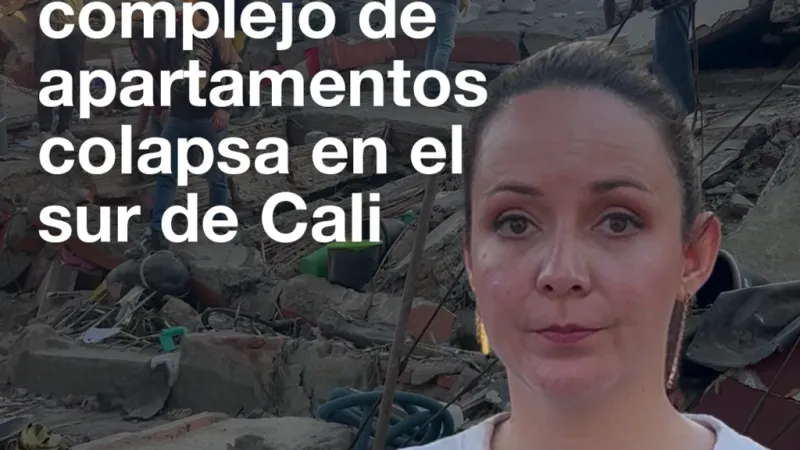 Sismo en Colombia: complejo de apartamentos colapsa en el sur de Cali