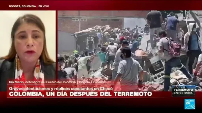 Iris Marín: "Muchos de los daños en el Chocó ni siquiera se conocen por la falta de conectividad"