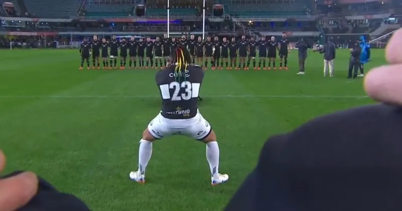Ma’a Nonu sorprendió a los All Blacks: se enfrentó solo al haka y ofreció una escena que emociona al mundo del rugby