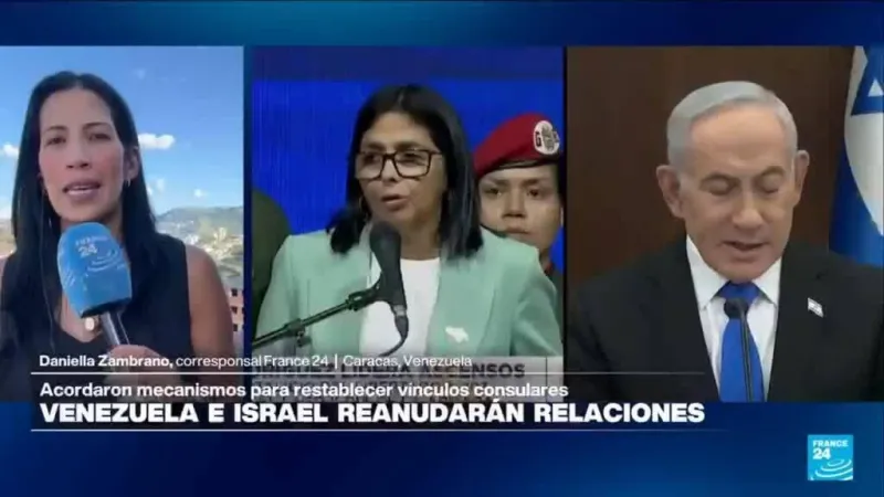Informe desde Caracas: Venezuela e Israel reanudarán relaciones diplomáticas
