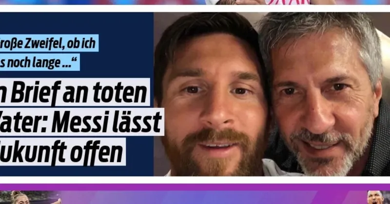 La carta de Lionel Messi a Jorge: los medios del mundo, consternados con "el dolor" de Leo y su posible retiro