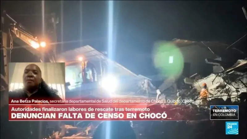 Ana Betza: "La situación geográfica del Chocó no ha permitido un censo completo de afectados"