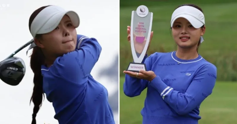 Murió Jessica Bang, una golfista de 18 años que se desplomó en pleno partido: la despedida de sus primas