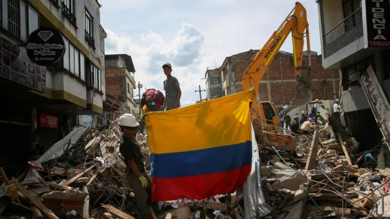 “No se quieren ir”: los pueblos que quedaron en pie entre los escombros del terremoto en Colombia