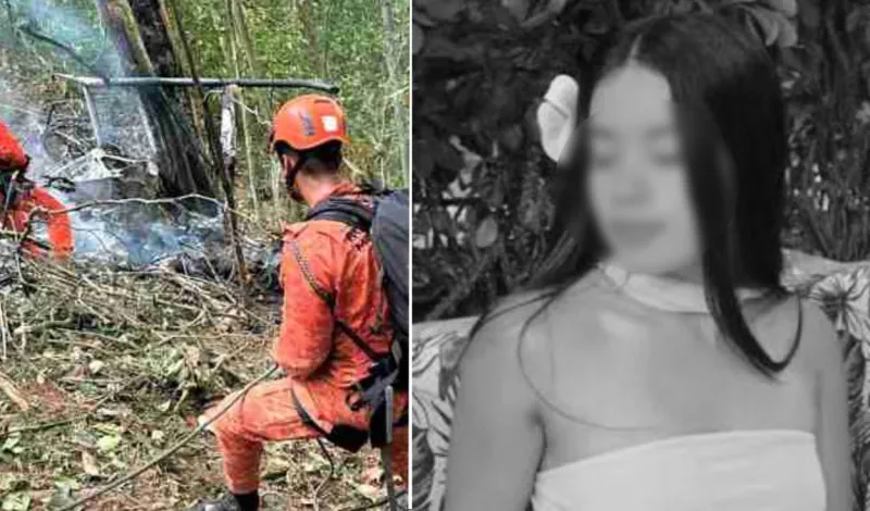Trágico accidente: joven influencer muere junto a su madre y su abuela tras caída de helicóptero