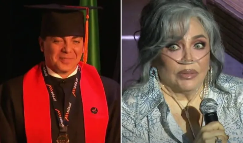 Cristian Castro se gradúa con honores de la preparatoria a sus 51 años y dedica sueño cumplido a su madre Verónica Castro