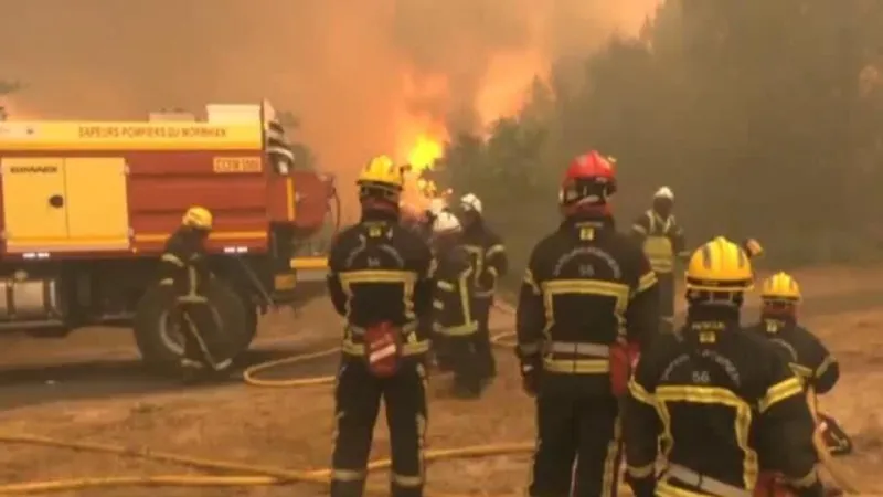 Europa: continúan los incendios forestales en Francia, España y Grecia