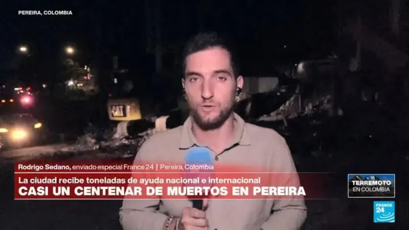 Informe desde Pereira: casi un centenar de muertos más de 72 horas después del terremoto