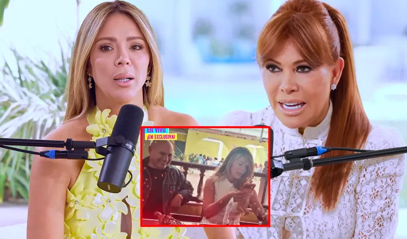 Sheyla Rojas se desvive en elogios por Joaquín Ramírez, pero Magaly Medina la cuestiona por olvidar a Sir Winston: "Bien rápida"