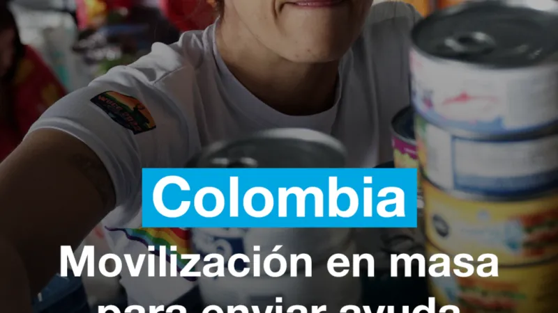 Movilización en masa para enviar ayuda a afectados por el terremoto