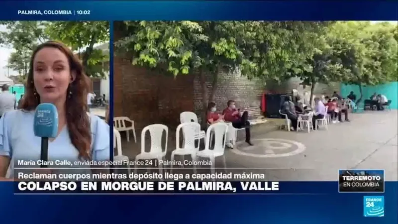 Terremoto en Colombia: Palmira asume recepción de cuerpos por daños en morgue de Cali