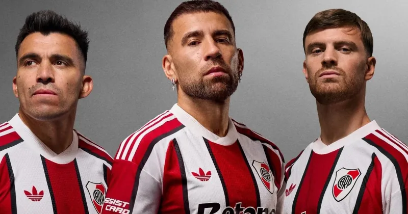 River presentó su nueva camiseta alternativa: la estrena ante Argentinos Juniors para cambiar la racha