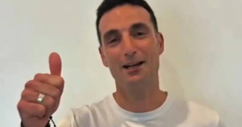 De mundialista a mundialistas: Scaloni reapareció en redes con un mensaje para Las Leonas y Los Leones antes del debut
