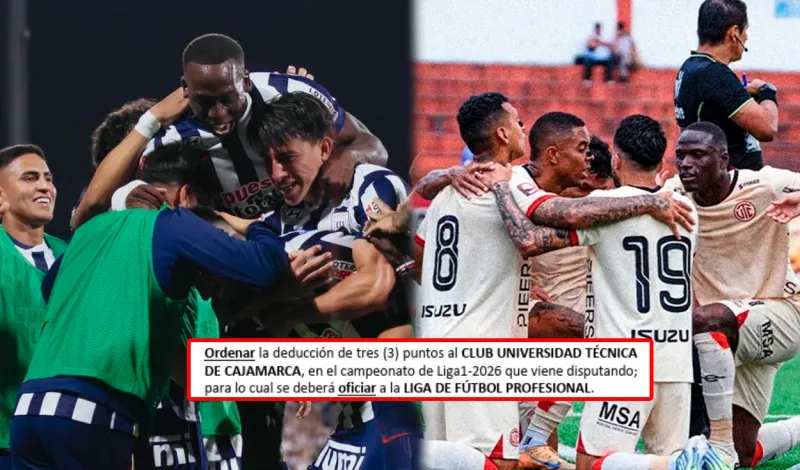 FPF toma drástica medida contra UTC y le quita tres puntos a solo horas de jugar contra Alianza Lima
