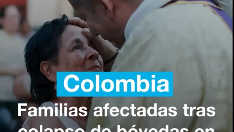 Familias afectadas tras colapso de bóvedas en cementerio de Pereira