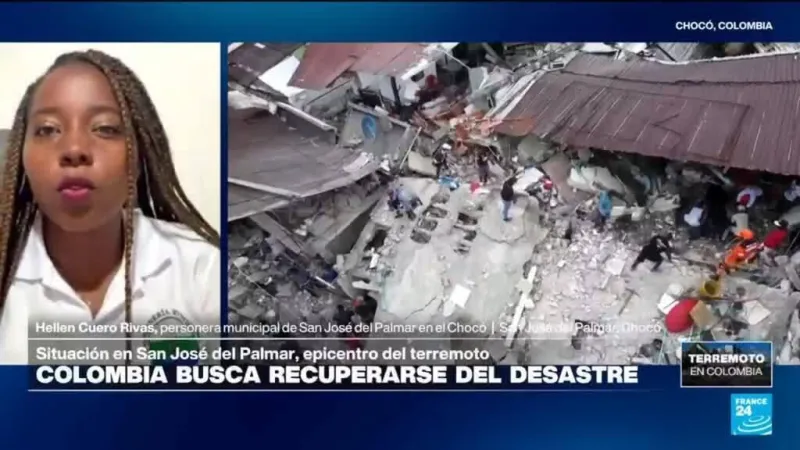 ¿Cuál es el estado de San José del Palmar, epicentro del terremoto de 7,4, una semana después?