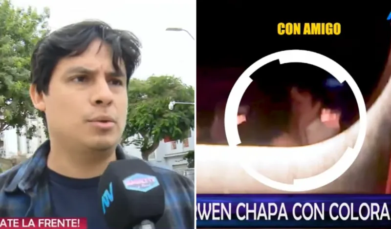 Novia de Curwen es ampayada con otro hombre y tiktoker da curiosa declaración: “No es un beso en la boca, lo está saludando”