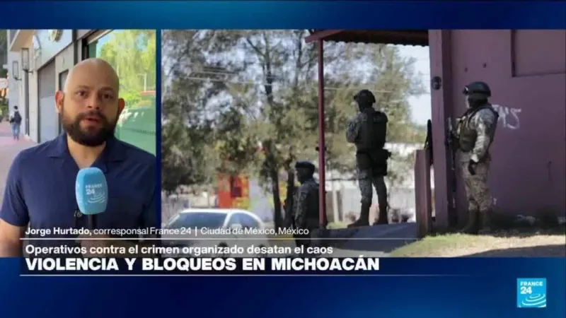 Desde Ciudad de México: violencia en Michoacán tras operativo contra el crimen organizado