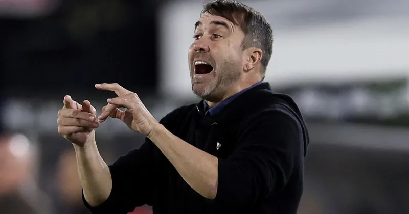 Chacho Coudet piensa hacia adelante tras el empate de River en Bogotá por la Copa Sudamericana: "La revancha imaginamos otro partido"