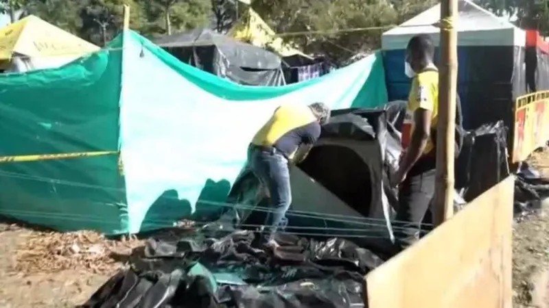 Las lluvias agravan la situación de los damnificados del sismo en albergues de Pereira