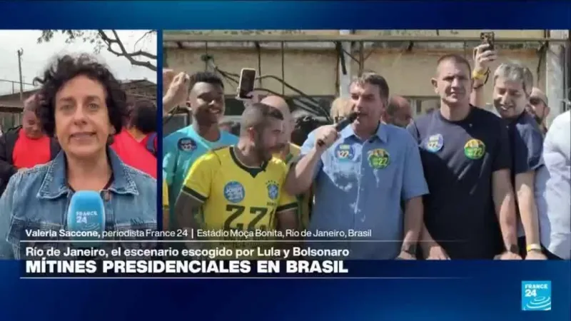 Lula y Bolsonaro se dirigirán a sus seguidores en Río de Janeiro en eventos simultáneos