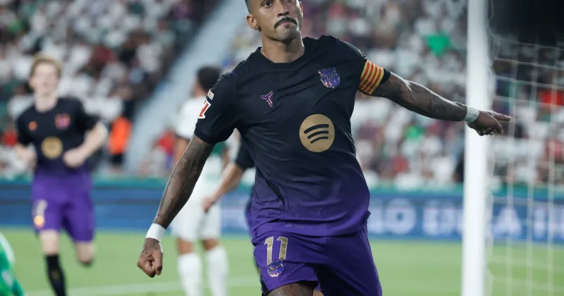 Barcelona pisó fuerte en su debut por LaLiga: goleada 5-0 ante Elche con Raphinha como figura y a la espera de su refuerzo top