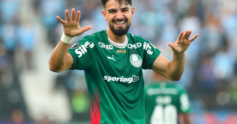Show del Flaco López en Brasil: dos golazos para Palmeiras y una racha que no se detiene