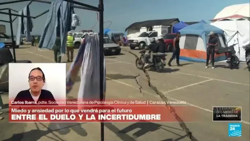 ¿Cómo la vida en refugios temporales afecta psicológicamente a damnificados por el terremoto?