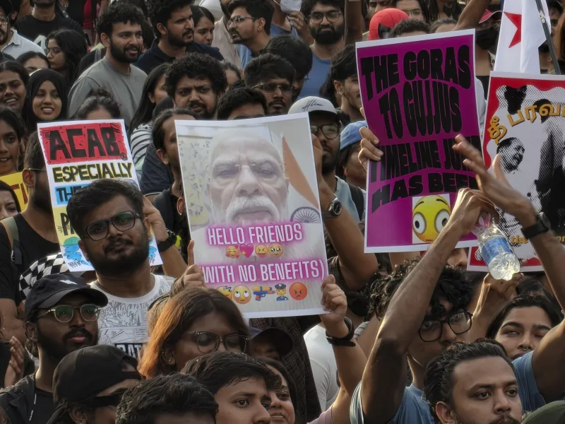 Modi cambia de piel para que la rebelión de la Generación Z de India no llegue a las urnas