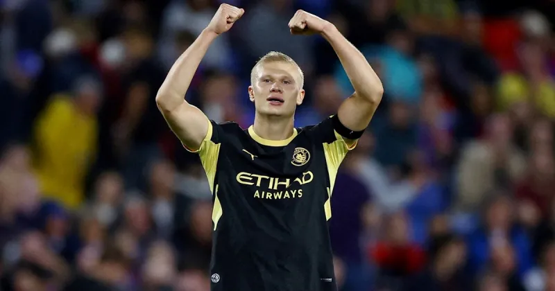 Haaland perdió la melena pero sigue con el olfato goleador intacto: metió un doblete y Manchester City aplastó a Crystal Palace por la Premier League