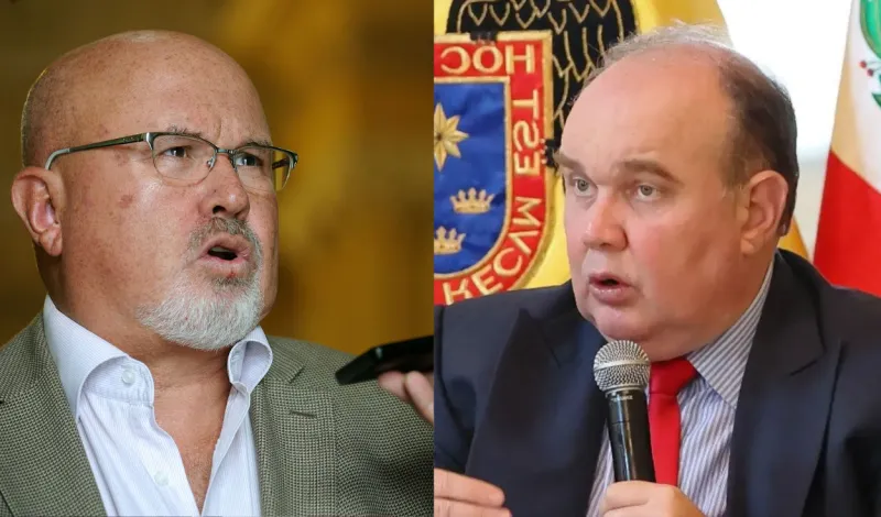 Carlos Bruce evalúa querellar a López Aliaga tras vincularlo con el narcotráfico