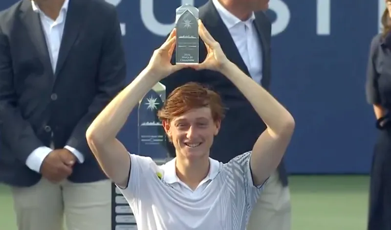 Ignacio Buse tras convertirse en el campeón más joven del ATP 250 Winston-Salem: "Es bastante especial"