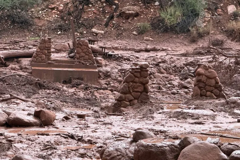 Evacúan a decenas de turistas del Gran Cañón tras unas fuertes inundaciones repentinas