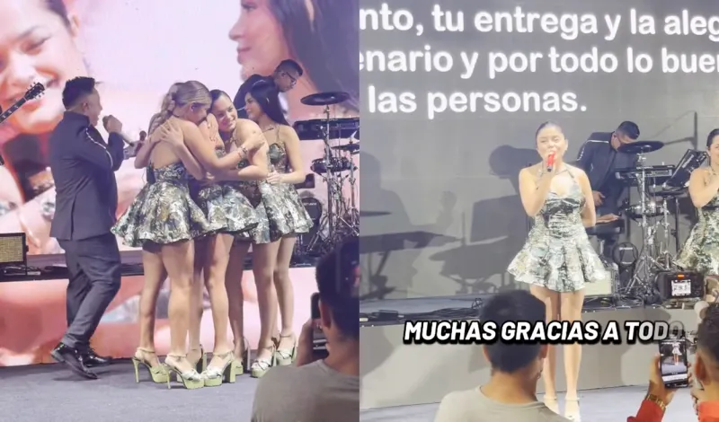 Briela Cirilo sorprende a todos al anunciar en pleno concierto que no va más en Corazón Serrano: "Esta etapa la llevo en mi corazón"