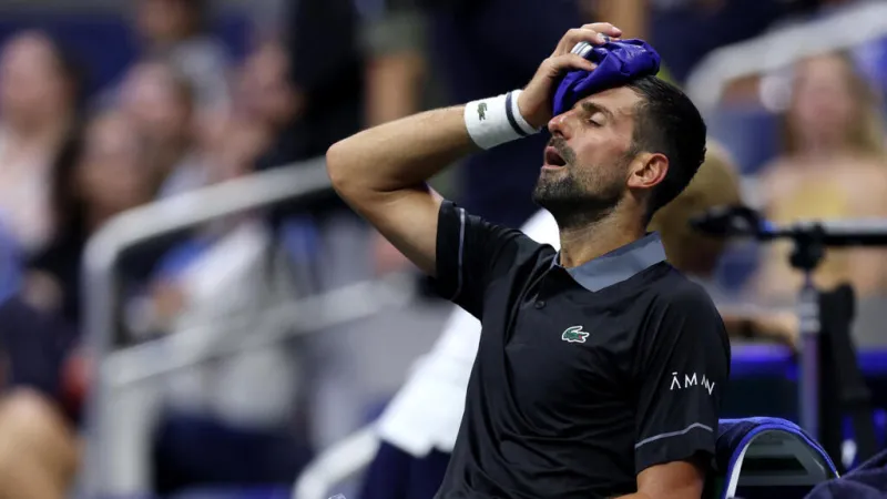 Mareos, calambres y vómitos: Djokovic cae por primera vez en la ronda inicial del US Open ante Mariano Navone
